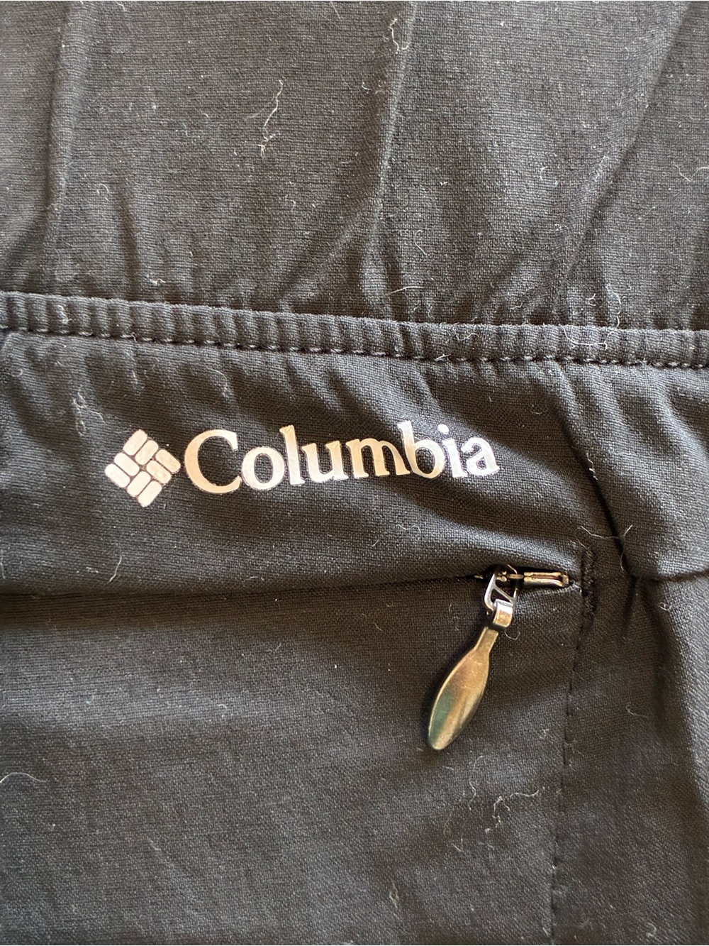 Columbia Utility Pants Black Nylon Stretch Pull-On Hiking Women’s Size M - Picture 11 of 13
